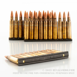 900 Rounds of XM193 5.56x45 Ammo by Federal - 55gr FMJBT - Stripper Clips