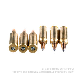 20 Rounds of 7 mm Win Short Mag Ammo by Federal - 150gr SP