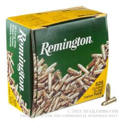 525 Rounds of .22 LR Ammo by Remington - 36gr HP
