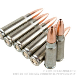 500 Rounds of 7.62x39mm Ammo by Silver Bear - 123gr HP