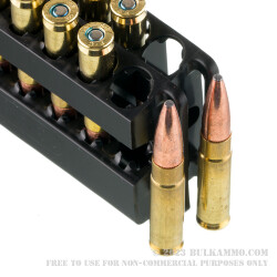 200 Rounds of .300 AAC Blackout Ammo by Federal Fusion MSR - 150gr Bonded SP