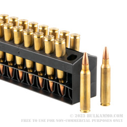 200 Rounds of .223 Ammo by Remington - 55gr PL-HP