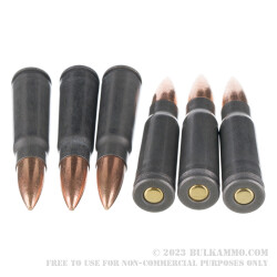 700 Rounds of 7.62x39mm Ammo in Spam Can by Wolf Military Classic - 124gr FMJ