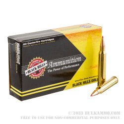 20 Rounds of .300 Win Mag Ammo by Black Hills Gold Ammunition - 178gr Polymer Tipped