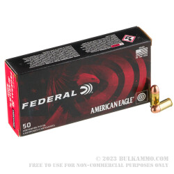 1000 Rounds of .380 ACP Ammo by Federal - 95gr FMJ