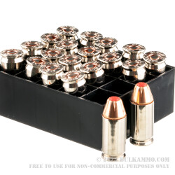 20 Rounds of .45 ACP +P Ammo by Hornady Critical Duty - 220gr JHP