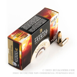 1000 Rounds of 9mm +P Ammo by Federal HST - 147gr JHP