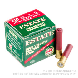 250 Rounds of .410 Ammo by Estate Cartridge - 1/2 ounce #6 shot