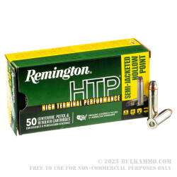 500  Rounds of .357 Mag Ammo by Remington HTP - 110gr SJHP