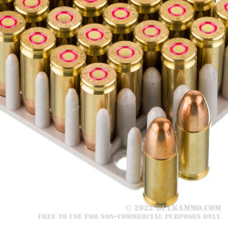 50 Rounds of 9mm Ammo by Prvi Partizan Rangemaster - 124gr FMJ