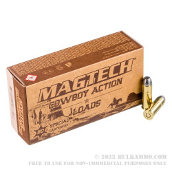 50 Rounds of .45 Long-Colt Ammo by Magtech - 250gr LFN