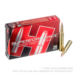 20 Rounds of 25-06 Remington Ammo by Hornady - 90gr GMX