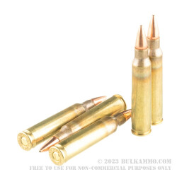 500 Rounds of 5.56x45 Ammo by Hornady Frontier - 55gr HP Match