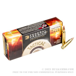 500  Rounds of .223 Ammo by Federal - 55gr Nosler Ballistic Tip
