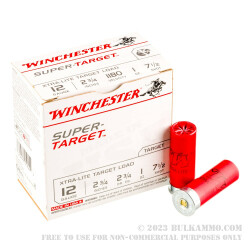 250 Rounds of 12ga Ammo by Winchester Super Target - 1 ounce #7 1/2 shot