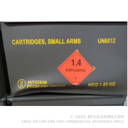 1 Surplus 50 Cal Ammo Can - Green - Used & Beat Up