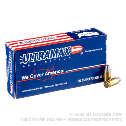 500 Rounds of .45 ACP Ammo by Ultramax Remanufactured - 200gr SWC