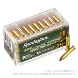 50 Rounds of .22 WMR Ammo by Remington - 33gr Accutip