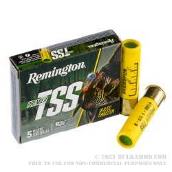 5 Rounds of 20ga Ammo by Remington Premier TSS - 1 1/2 ounce #9 shot