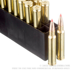 20 Rounds of .338 Win Mag Ammo by Hornady Superformance - 185gr GMX
