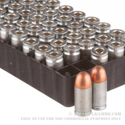 50 Rounds of .380 ACP Ammo by Silver Bear (Steel Case) - 94gr FMJ
