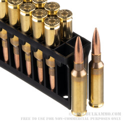 20 Rounds of 6.5 Creedmoor Ammo by Magtech - 140gr FMJBT