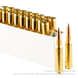 20 Rounds of 6.5x55mm SE Ammo by Prvi Partizan - 139gr FMJ