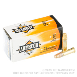 5000 Rounds of .22 LR Ammo by Armscor Precision - 40gr CPRN
