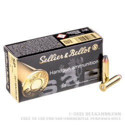 1000 Rounds of .357 Mag Ammo by Sellier & Bellot - 158gr SP