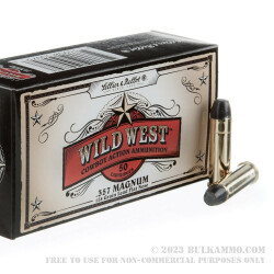 1000 Rounds of .357 Mag Ammo by Sellier & Bellot - 158gr LFN