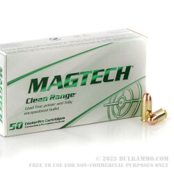 50 Rounds of .380 ACP Ammo by Magtech - 95gr FEB