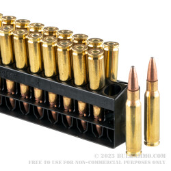 20 Rounds of .308 Win Ammo by Remington - 180gr PSP