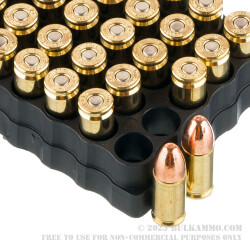 1000 Rounds of 9mm Ammo by Ammo Inc. Streak - 124gr TMJ Non-Incendiary Visual Tracer