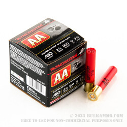 250 Rounds of .410 Ammo by Winchester AA - 1/2 ounce #7 1/2 shot