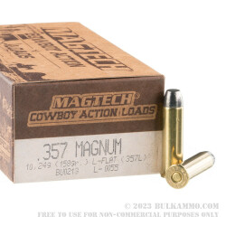 1000 Rounds of .357 Mag Ammo by Magtech - 158gr LFN