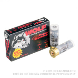 250 Rounds of 12ga Ammo by Wolf -  00 Buck