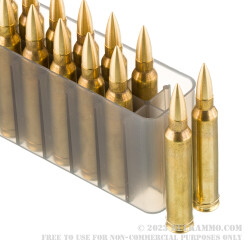 20 Rounds of .300 Win Mag Ammo by Vairog - 190gr Solid Brass