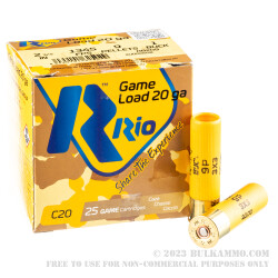 25 Rounds of 20ga Ammo by Rio Ammunition -  #1 Buck