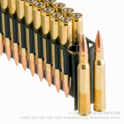 200 Rounds of 30-06 Springfield Ammo by Fiocchi Extrema - 168gr Matchking HP-BT