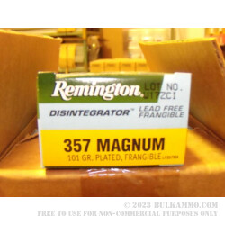 357 Mag Remington Disintegrator Frangible Ammo For Sale
