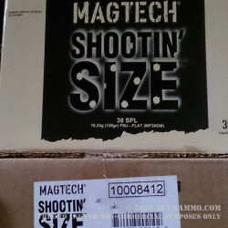 900 Rounds of .38 Spl Ammo by Magtech Shootin' Size - 158gr FMJFN