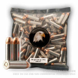 1000 Rounds of .38 Spl Ammo by MBI - 125gr FMJ
