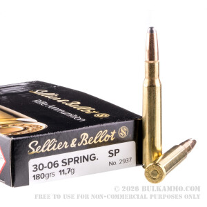 400 Rounds of 30-06 Springfield Ammo by Sellier & Bellot - 180gr SP review