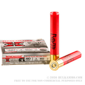 5 Rounds of .410 Ammo by Winchester Super-X - 1/4 ounce HP Rifled Slug review