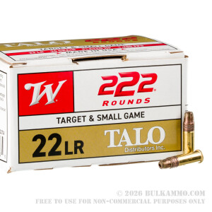 222 Rounds of .22 LR Ammo by Winchester TALO - 36gr CPHP review