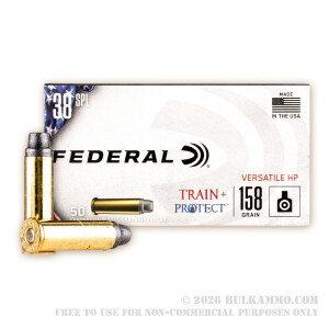 500 Rounds of .38 Spl Ammo by Federal Train + Protect - 158gr LSWCHP review