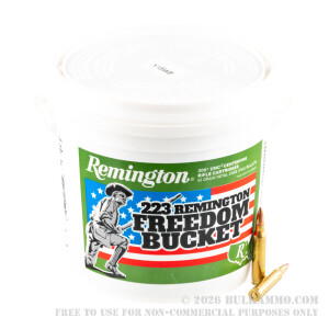 300 Rounds of .223 Rem Ammo by Remington UMC Freedom Bucket - 55gr FMJ review