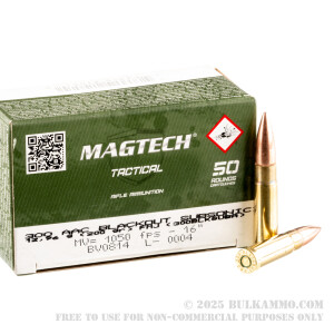 500 Rounds of .300 AAC Blackout Subsonic Ammo by Magtech - 200gr FMJ review