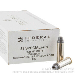 1000 Rounds of .38 Spl +P Ammo by Federal LE - 158gr LSWCHP  review