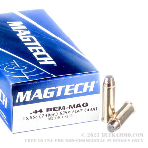 1000 Rounds of .44 Mag Ammo by Magtech - 240gr SJSP review